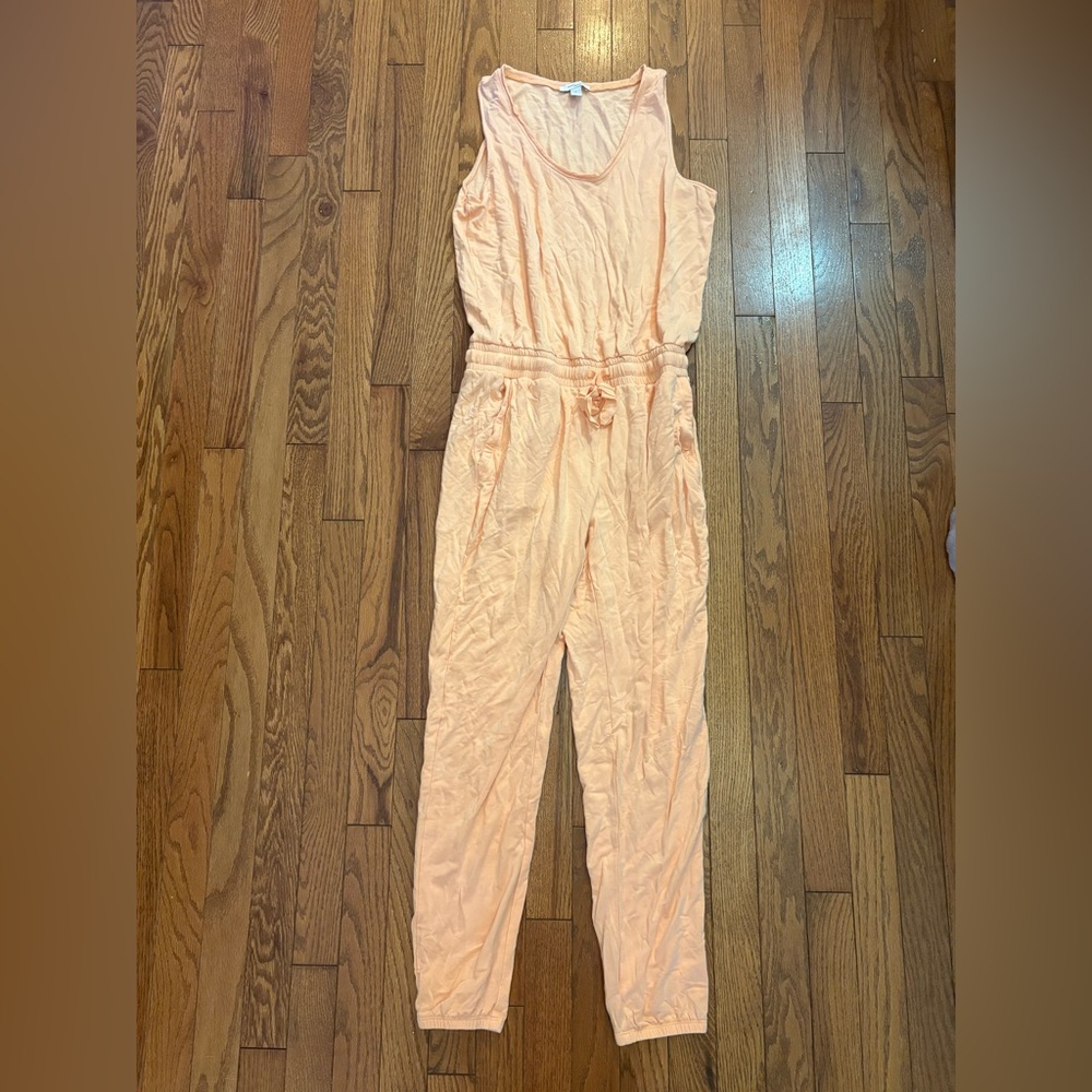 Daily Ritual Peach Romper - Picture 2 of 3